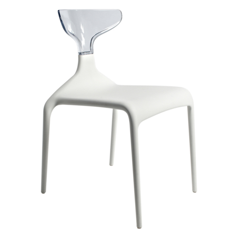 Seats FR-Chaise SILHOUETTE blanc