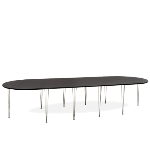 Tables FR-Table CONFERENCE OVALEX3 Pieds fils