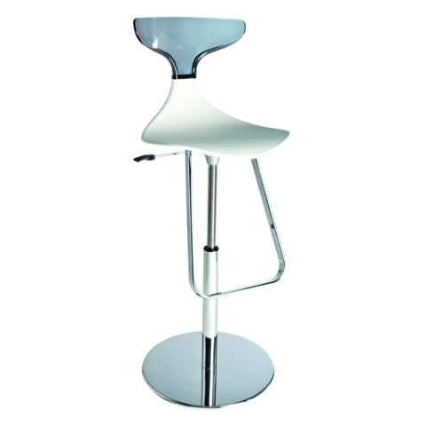 Seats FR-Tabouret SILHOUETTE blanc