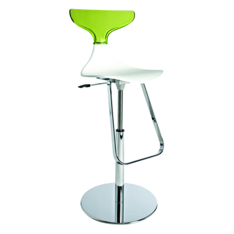 Seats FR-Tabouret SILHOUETTE blanc