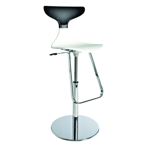 Seats FR-Tabouret SILHOUETTE blanc