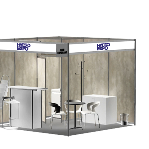 Pre-equipped booth Pack 2 classic - 9m² to 18m²