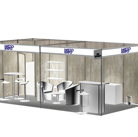 Pre-equipped booth Pack 3 - from 18m²