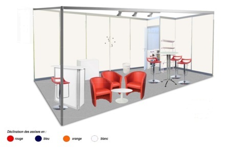 Pre-equipped booth Pack 3 - from 18m²