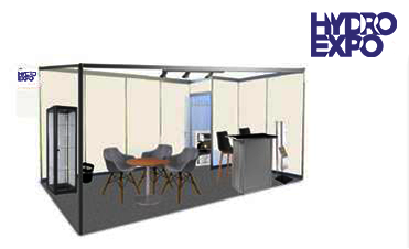 Pre-equipped booth Pack 4 - version 2 - from 18m²