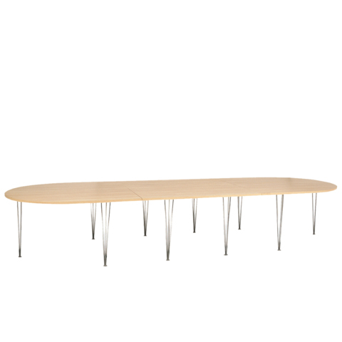 Tables Table CONFERENCE OVALEX3 Pieds fils