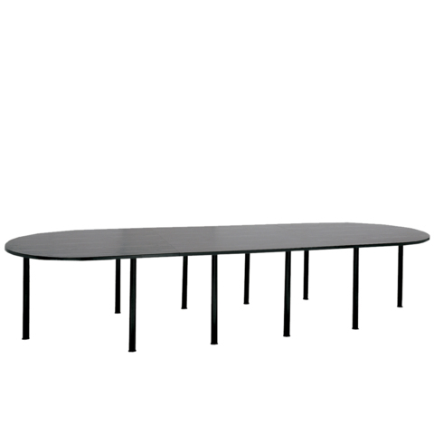 Tables Table CONFERENCE OVALEX3 Pieds tube