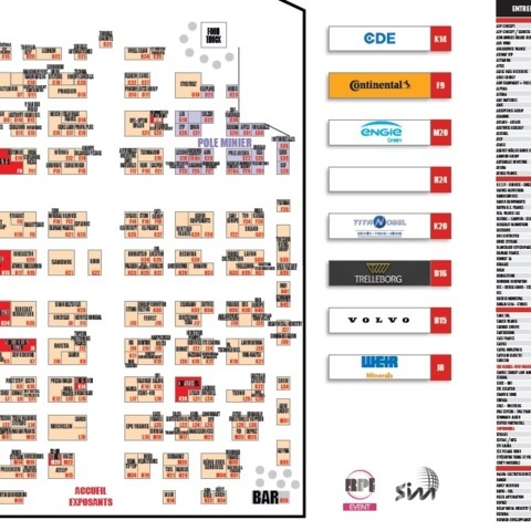 My communication Your logo on the exhibition plans